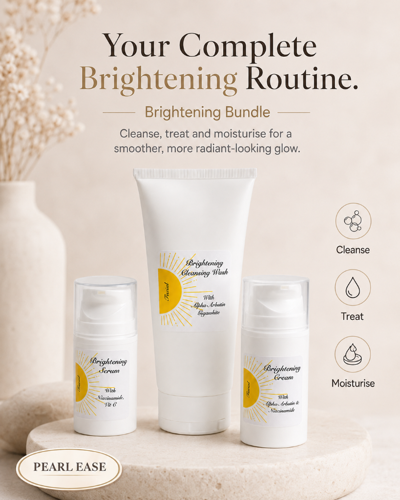 Glow Starts With the Right Routine — Brightening Bundle before and after