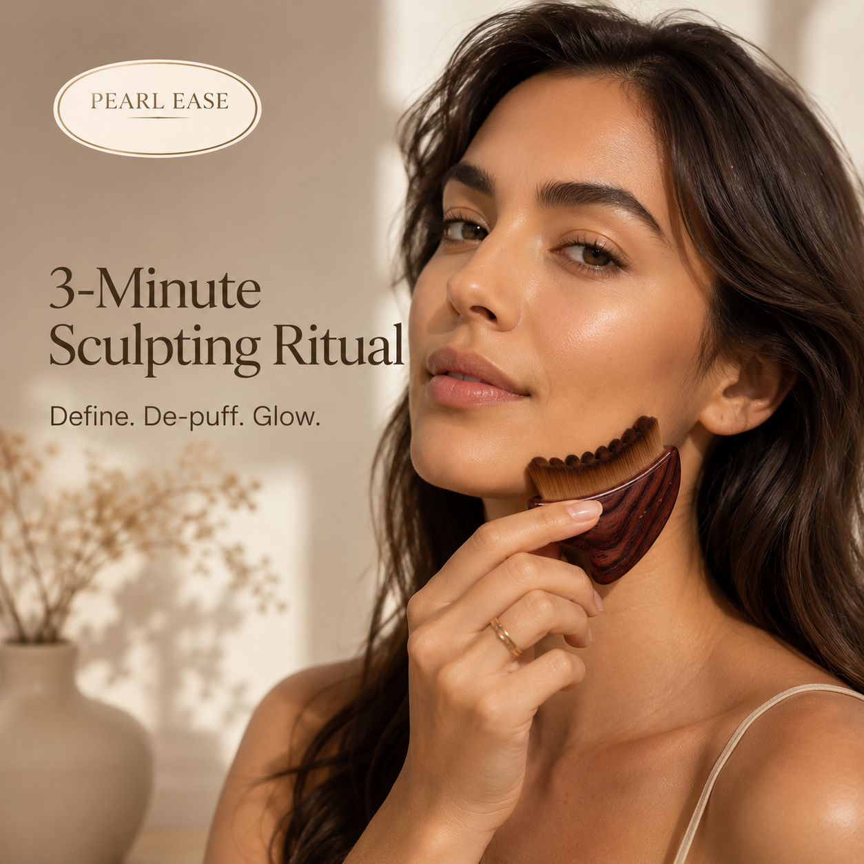 Pearl Ease Sculpt Brush — Lymphatic Contour Edition