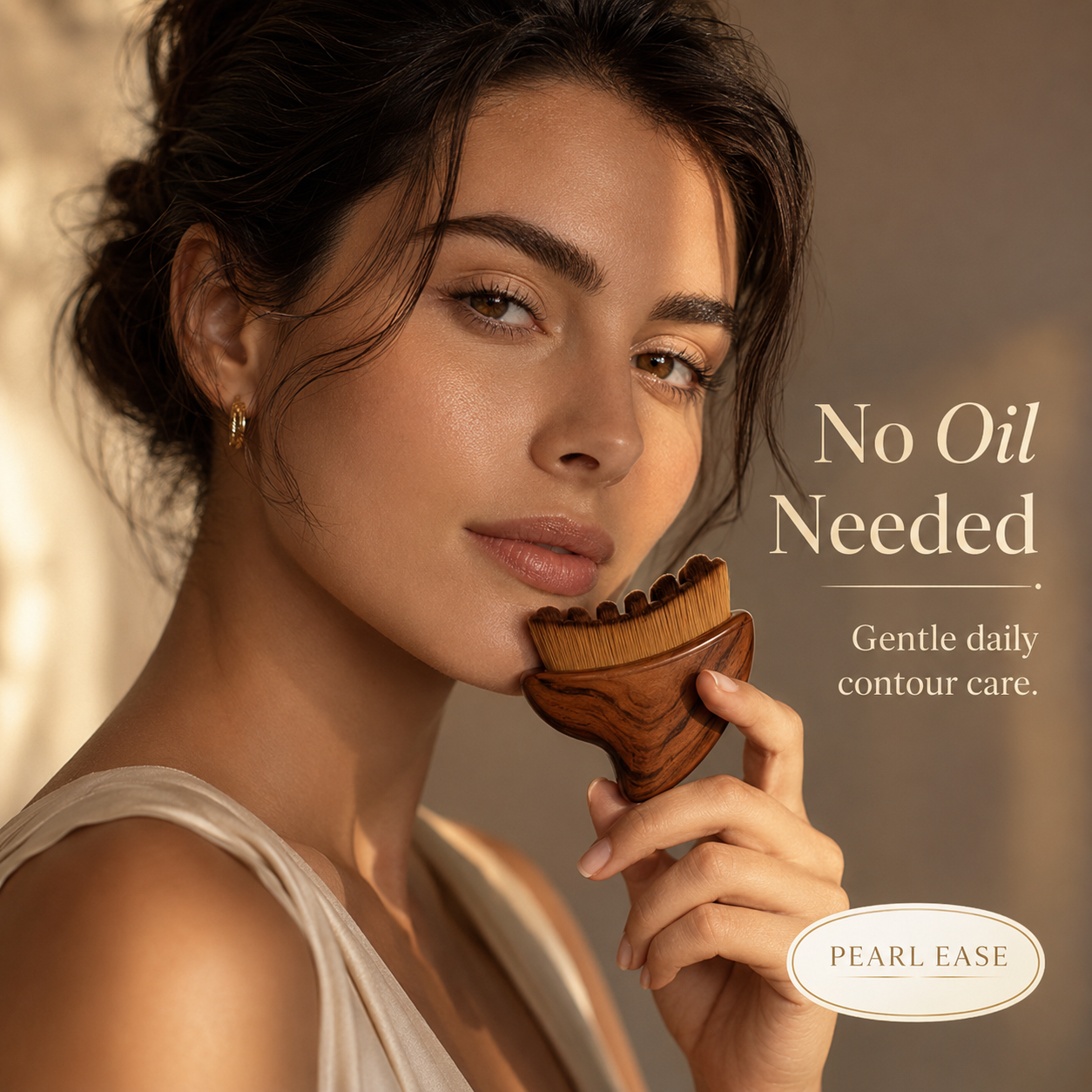 Pearl Ease Sculpt Brush — Lymphatic Contour Edition